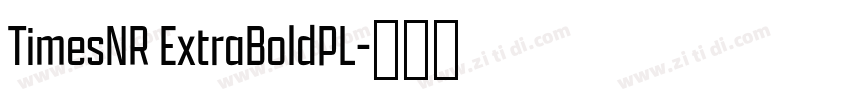 TimesNR ExtraBoldPL字体转换 TimesNR ExtraBoldPL字体转换